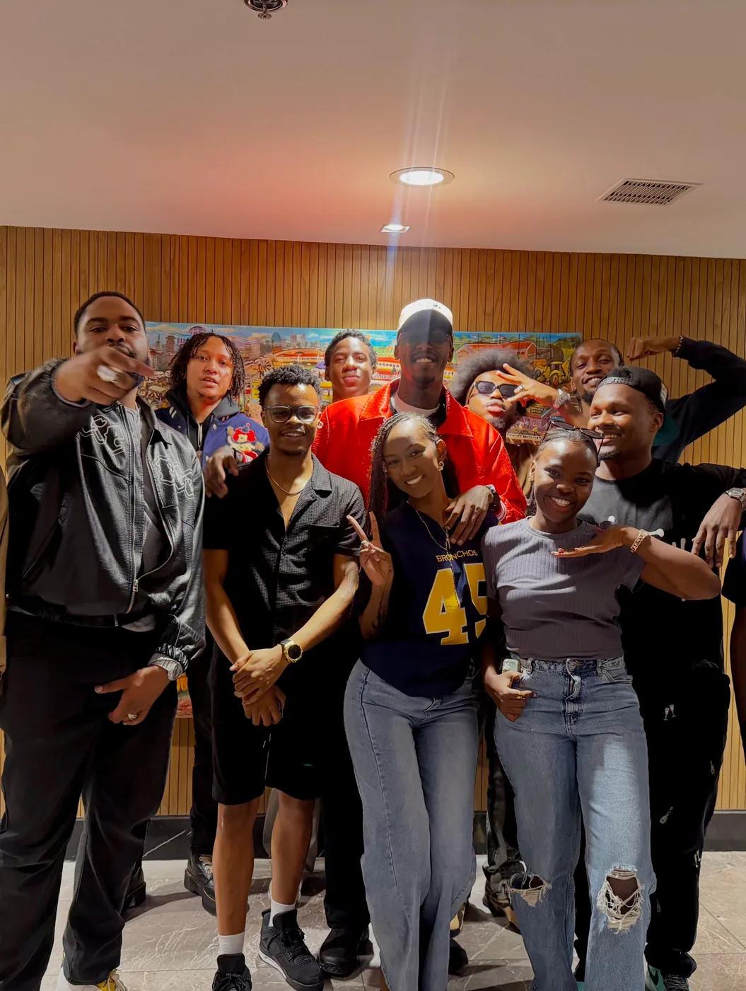 Guests gathered for a night out at District 6 Sports Bar, Westlands exclusive sports bar inside Hyatt Regency Nairobi